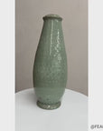 Tall Celedon Green Ceramic Lamp Base