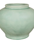 Vintage Chinese celadon crackle glaze ginger jar vase rotating view