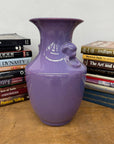 Purple Ceramic Vase with Twin Lion Handles, SKU , image 6