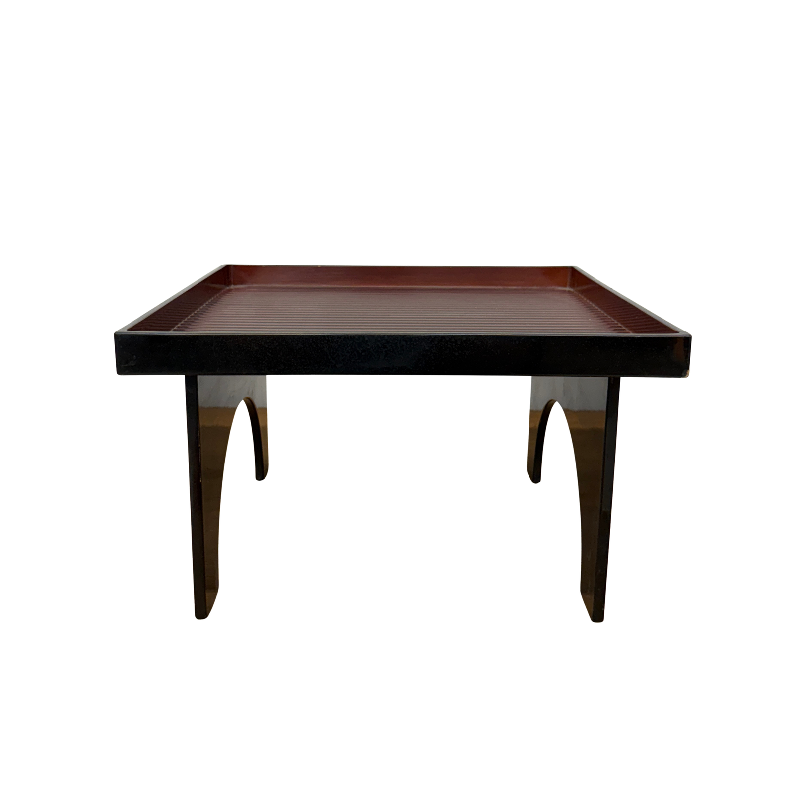 Red &amp; Black Square Tray Stands with Curved Legs, SKU , image 1