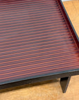 Red & Black Square Tray Stands with Curved Legs, SKU , image 8