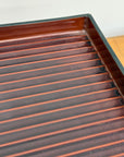 Red & Black Square Tray Stands with Curved Legs, SKU , image 9