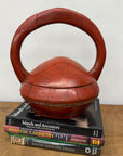 Red Wooden Carrying Basket with Removable Lid - FEA Home