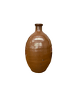 Reddish ClayBrown Sake Bottle Shaped Ceramic Vase, SKU , image 1