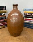 Reddish ClayBrown Sake Bottle Shaped Ceramic Vase, SKU , image 4