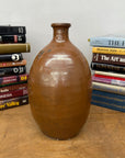 Reddish ClayBrown Sake Bottle Shaped Ceramic Vase, SKU , image 5