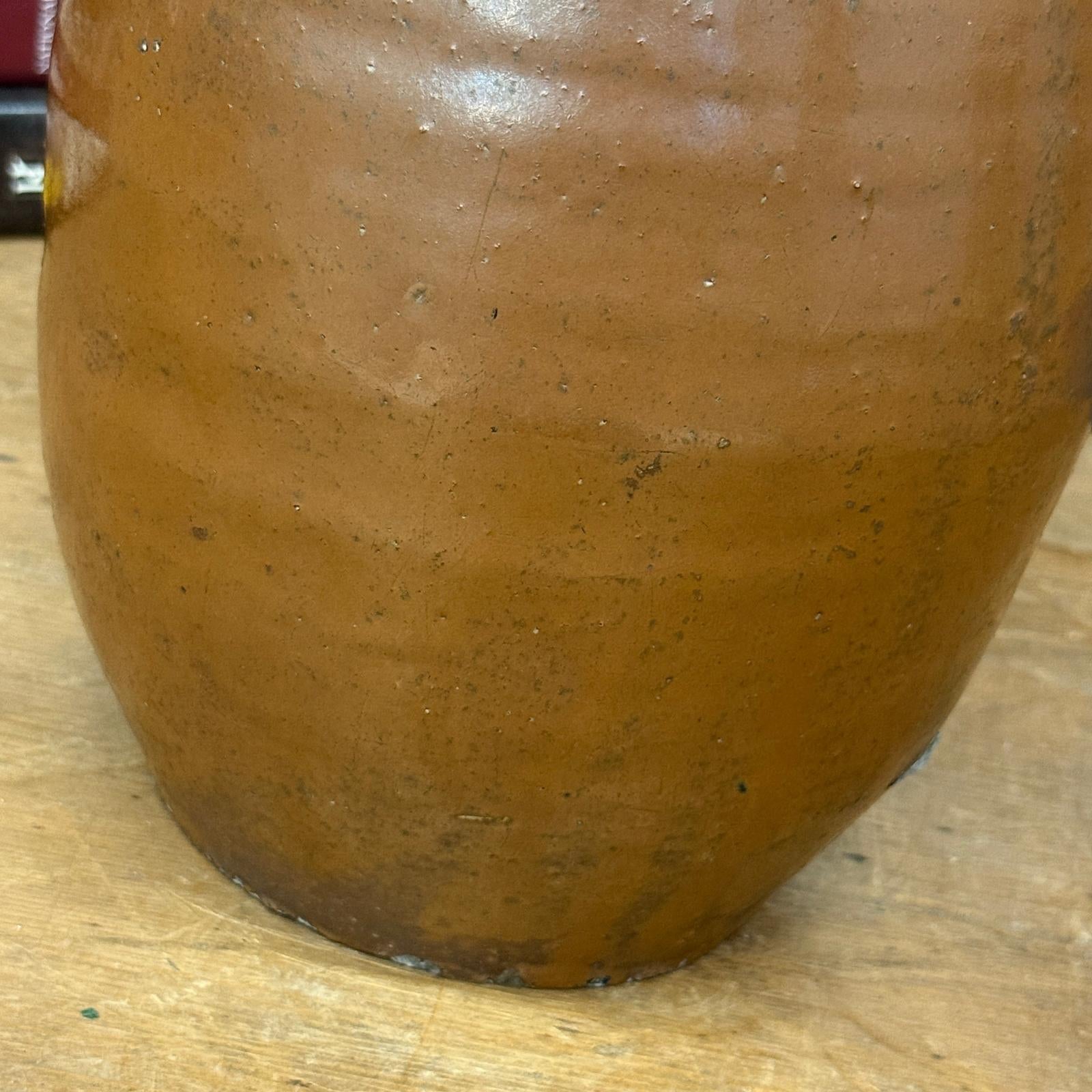 Reddish ClayBrown Sake Bottle Shaped Ceramic Vase, SKU , image 8