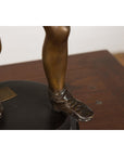 Bronze Tabletop Tennis Sculpture-11. Asian & Chinese Furniture, Art, Antiques, Vintage Home Décor for sale at FEA Home