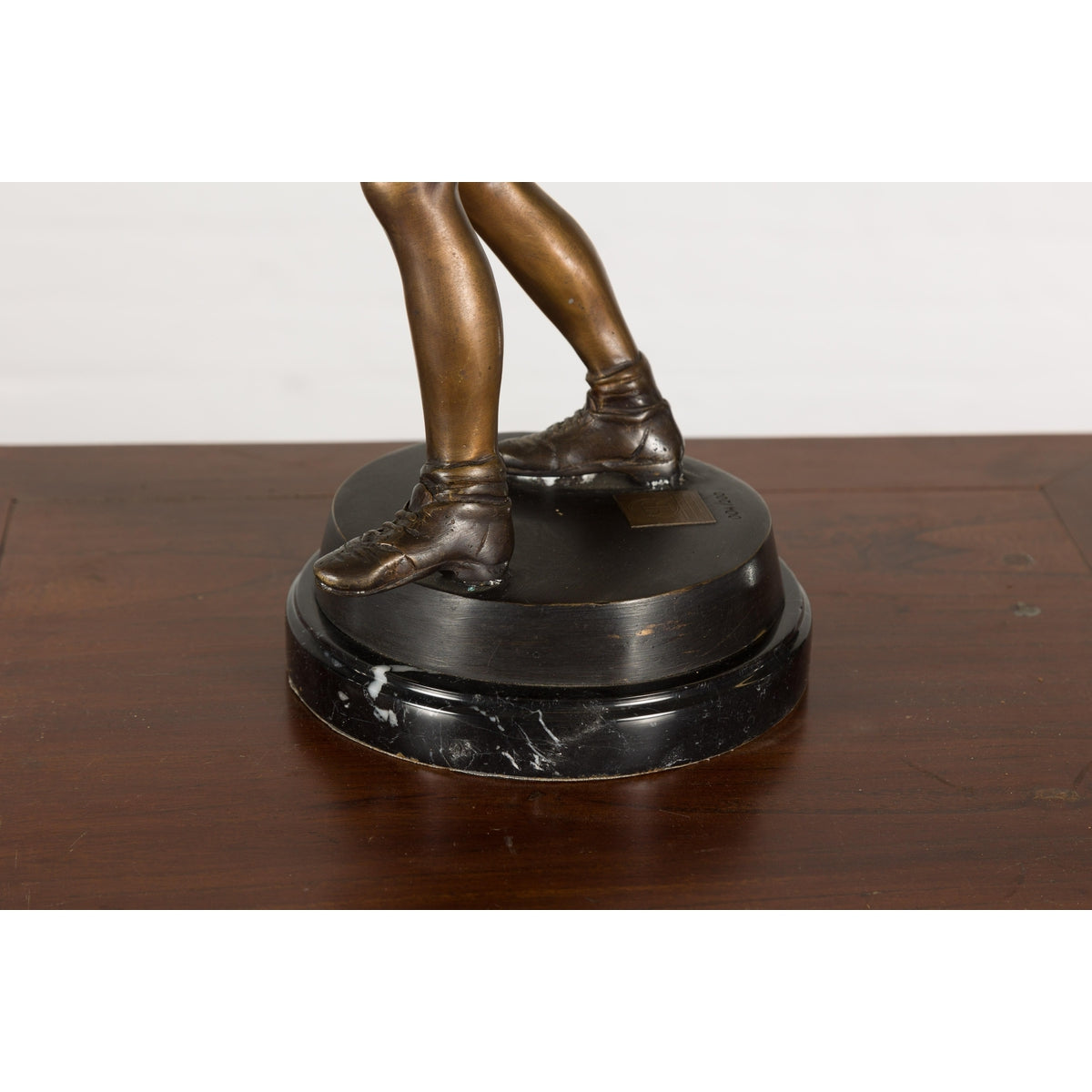 Bronze Tabletop Tennis Sculpture-19. Asian &amp; Chinese Furniture, Art, Antiques, Vintage Home Décor for sale at FEA Home
