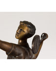 Bronze Tabletop Tennis Sculpture-20. Asian & Chinese Furniture, Art, Antiques, Vintage Home Décor for sale at FEA Home