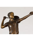 Bronze Tabletop Tennis Sculpture-4. Asian & Chinese Furniture, Art, Antiques, Vintage Home Décor for sale at FEA Home