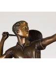 Bronze Tabletop Tennis Sculpture-6. Asian & Chinese Furniture, Art, Antiques, Vintage Home Décor for sale at FEA Home