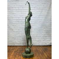 Greco-Roman Bronze Statue of Goddess Diana the Hunter