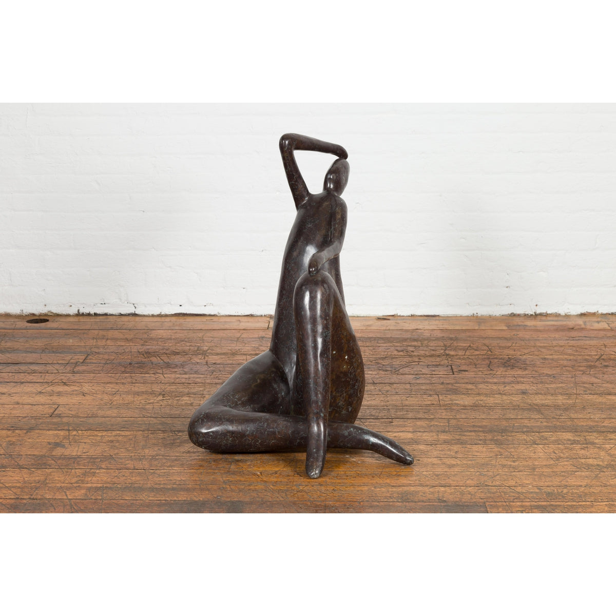 Modern Abstract Woman Bronze Sculpture-2. Asian & Chinese Furniture, Art, Antiques, Vintage Home Décor for sale at FEA Home