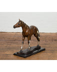 Contemporary Bronze Horse Tabletop Sculpture-14. Asian & Chinese Furniture, Art, Antiques, Vintage Home Décor for sale at FEA Home