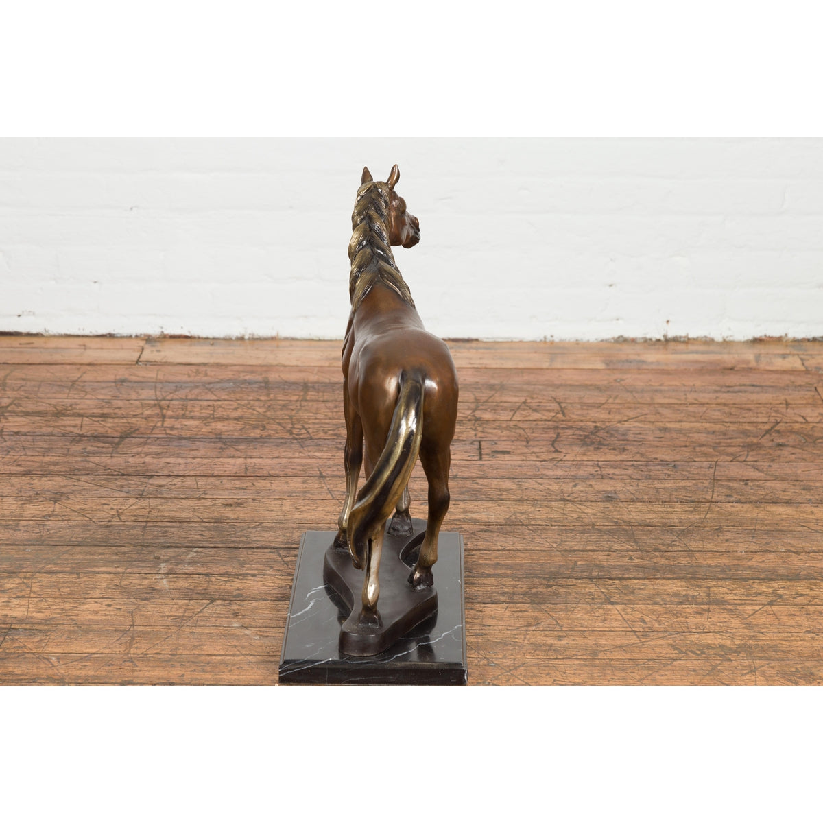 Contemporary Bronze Horse Tabletop Sculpture-18. Asian &amp; Chinese Furniture, Art, Antiques, Vintage Home Décor for sale at FEA Home