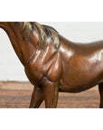 Contemporary Bronze Horse Tabletop Sculpture-6. Asian & Chinese Furniture, Art, Antiques, Vintage Home Décor for sale at FEA Home