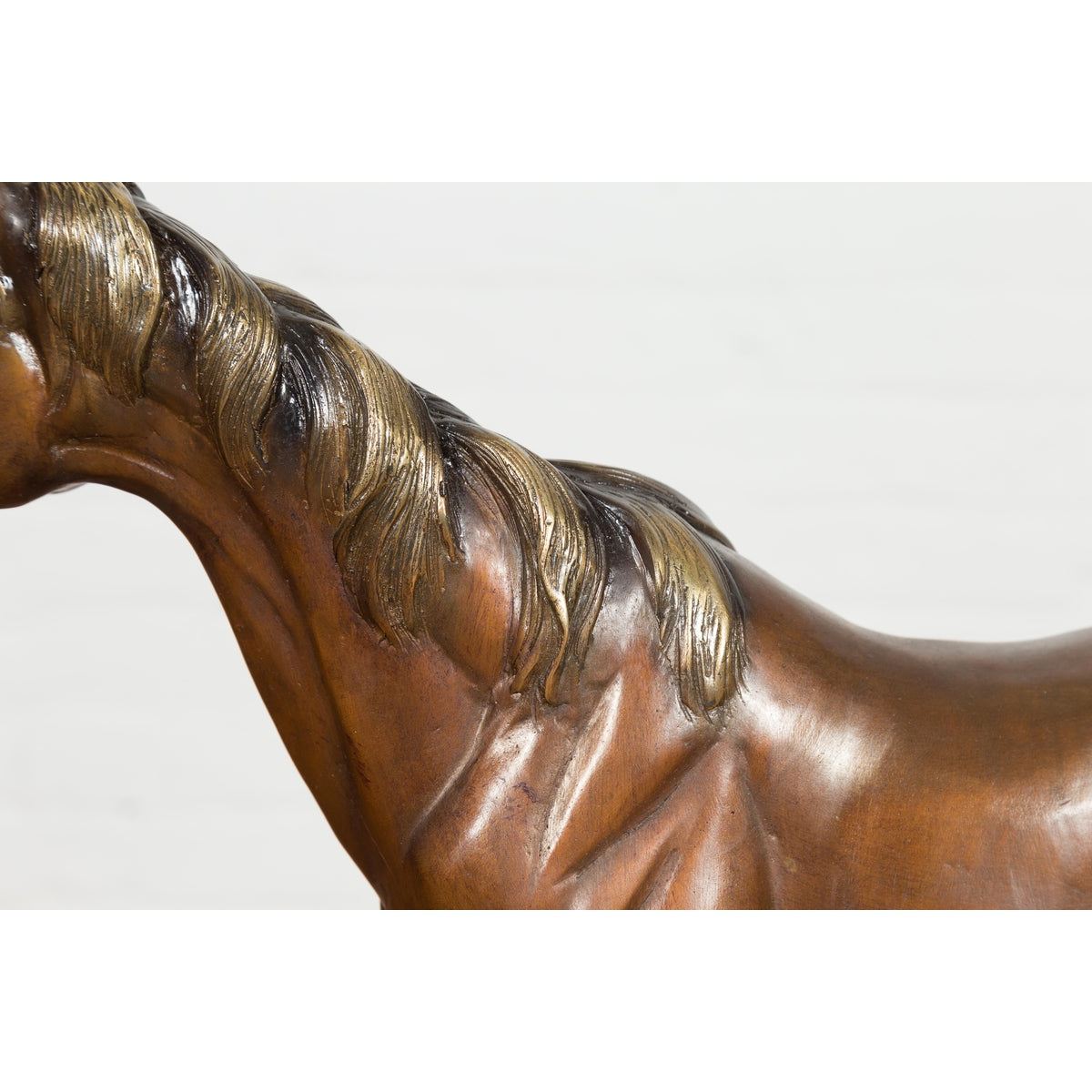 Contemporary Bronze Horse Tabletop Sculpture-8. Asian &amp; Chinese Furniture, Art, Antiques, Vintage Home Décor for sale at FEA Home