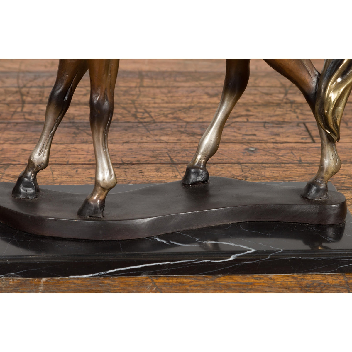 Contemporary Bronze Horse Tabletop Sculpture-9. Asian &amp; Chinese Furniture, Art, Antiques, Vintage Home Décor for sale at FEA Home