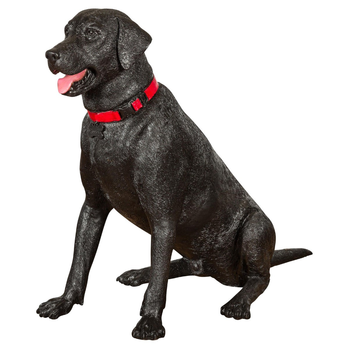 Life-size Bronze Dog Statue of a Pet Labrador-1. Asian &amp; Chinese Furniture, Art, Antiques, Vintage Home Décor for sale at FEA Home
