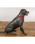 Life-size Bronze Dog Statue of a Pet Labrador-13. Asian & Chinese Furniture, Art, Antiques, Vintage Home Décor for sale at FEA Home