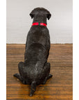 Life-size Bronze Dog Statue of a Pet Labrador-14. Asian & Chinese Furniture, Art, Antiques, Vintage Home Décor for sale at FEA Home