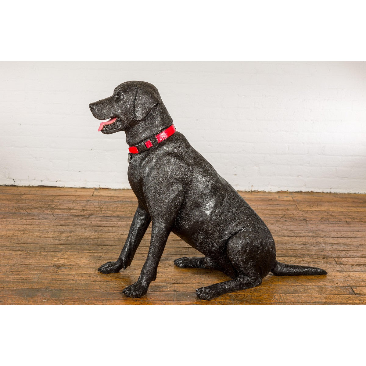 Life-size Bronze Dog Statue of a Pet Labrador-15. Asian &amp; Chinese Furniture, Art, Antiques, Vintage Home Décor for sale at FEA Home