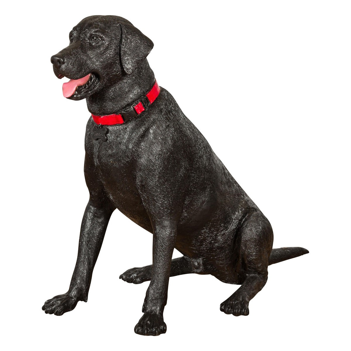 Life-size Bronze Dog Statue of a Pet Labrador-16. Asian &amp; Chinese Furniture, Art, Antiques, Vintage Home Décor for sale at FEA Home