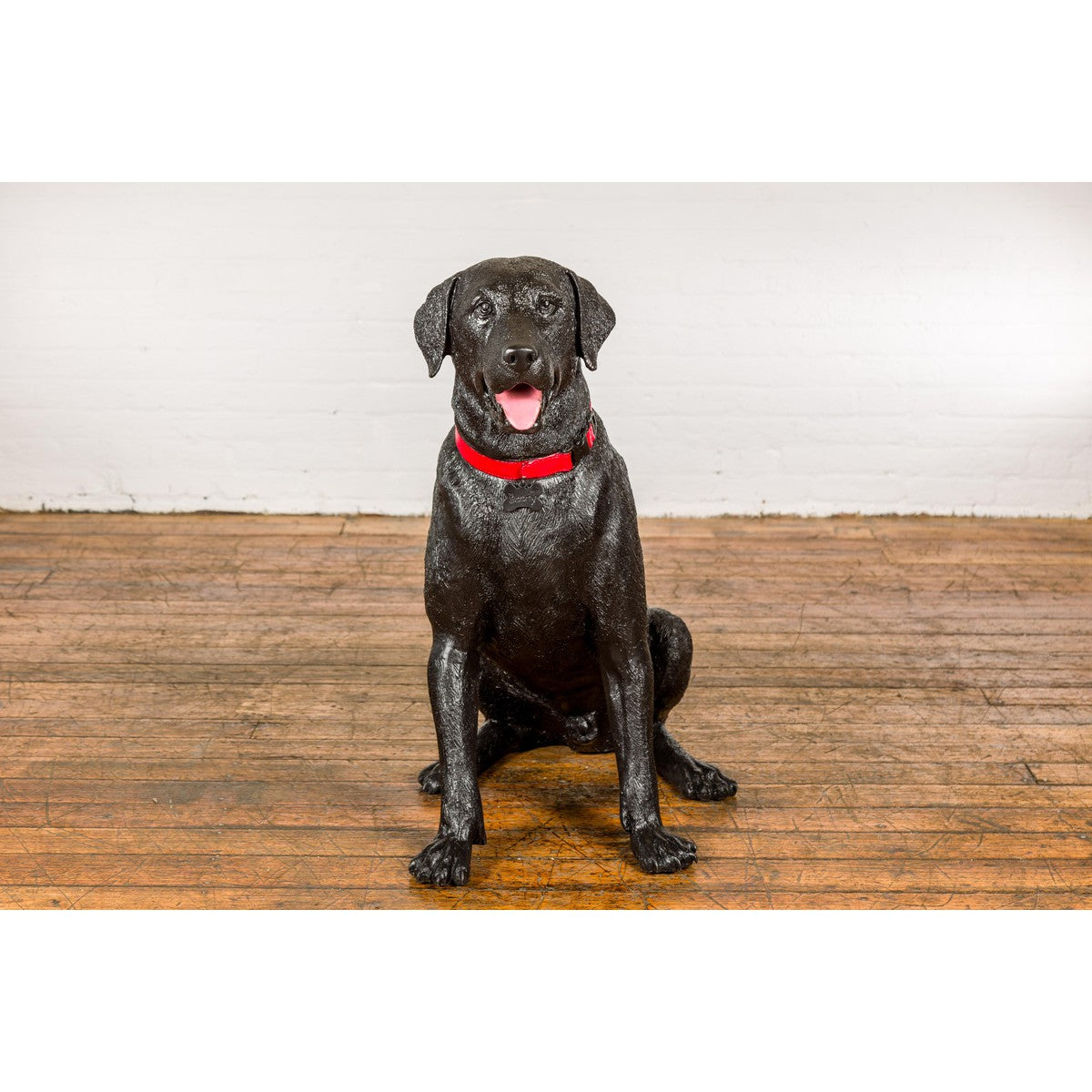 Life-size Bronze Dog Statue of a Pet Labrador-2. Asian &amp; Chinese Furniture, Art, Antiques, Vintage Home Décor for sale at FEA Home