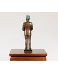 Man Wearing Top Hat Bronze Tabletop Statuette with Gold and Verdigris Patina-15. Asian & Chinese Furniture, Art, Antiques, Vintage Home Décor for sale at FEA Home