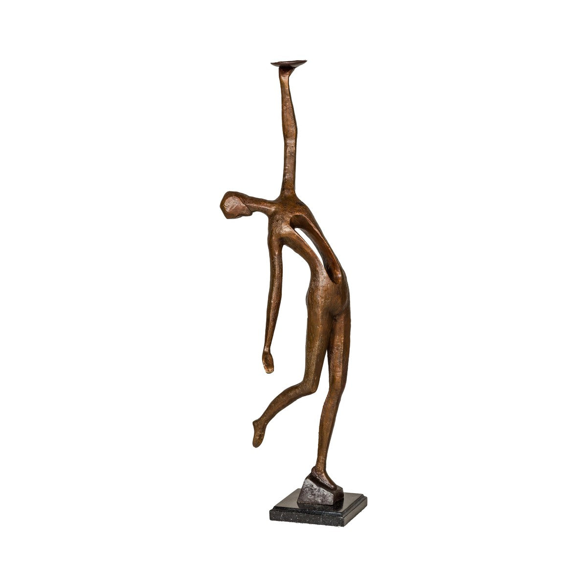 Bronze Tabletop Statuette Depicting an Abstract Inspired Woman on Marble Base-1. Asian & Chinese Furniture, Art, Antiques, Vintage Home Décor for sale at FEA Home