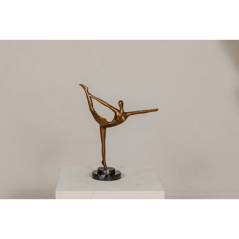 Contemporary Bronze Tabletop Abstract Ballerina Statue-RG2153-3. Asian & Chinese Furniture, Art, Antiques, Vintage Home Décor for sale at FEA Home