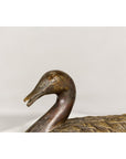 Bronze Tabletop Vintage Duck Statuette, Lost Wax with Fine Details-3. Asian & Chinese Furniture, Art, Antiques, Vintage Home Décor for sale at FEA Home