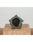Bronze Indoor/Outdoor Planter with Horse Relief-14. Asian & Chinese Furniture, Art, Antiques, Vintage Home Décor for sale at FEA Home