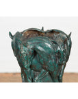 Bronze Indoor/Outdoor Planter with Horse Relief-8. Asian & Chinese Furniture, Art, Antiques, Vintage Home Décor for sale at FEA Home