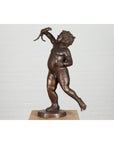 Classical Bronze Tabletop Statue of a Putto Holding a Frog-14. Asian & Chinese Furniture, Art, Antiques, Vintage Home Décor for sale at FEA Home