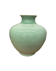 Round Light Mint Green Ceramic Vase, SKU , image 1