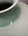 Round Light Mint Green Ceramic Vase, SKU , image 5