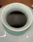 Round Light Mint Green Ceramic Vase, SKU , image 6