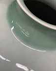 Round Light Mint Green Ceramic Vase, SKU , image 7
