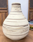 Rounded Brown & Stone Cream Swirled Ceramic Lamp Base, SKU , image 2
