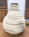 Rounded Brown & Stone Cream Swirled Ceramic Lamp Base, SKU , image 4
