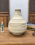 Rounded Brown & Stone Cream Swirled Ceramic Lamp Base, SKU , image 6
