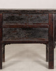 Rear view of Qing dynasty wood cabinet