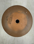 Sand Orange Textured Ceramic Lamp Base with White Polka Dots - FEA Home