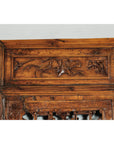Set of Four Antique Architectural Panels with Carved Lattice and Figures-13. Asian & Chinese Furniture, Art, Antiques, Vintage Home Décor for sale at FEA Home
