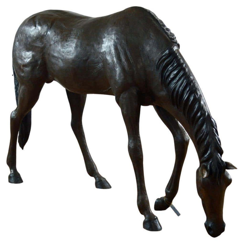 Bronze American Quarter Horse Animal Statue-1. Asian & Chinese Furniture, Art, Antiques, Vintage Home Décor for sale at FEA Home