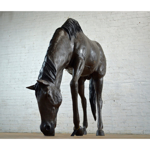 Bronze American Quarter Horse Animal Statue-3. Asian & Chinese Furniture, Art, Antiques, Vintage Home Décor for sale at FEA Home