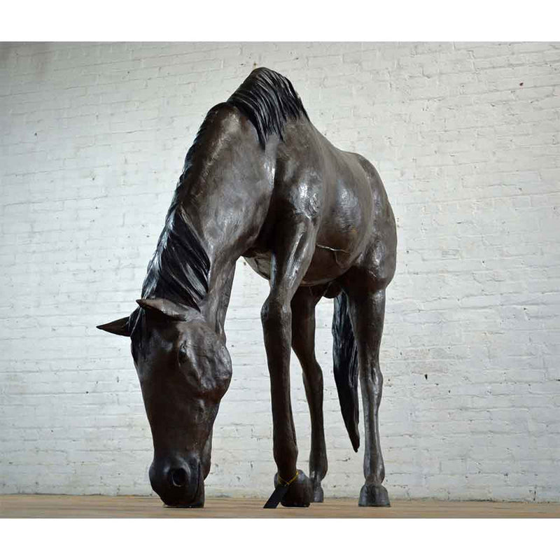 Bronze American Quarter Horse Animal Statue-4. Asian & Chinese Furniture, Art, Antiques, Vintage Home Décor for sale at FEA Home