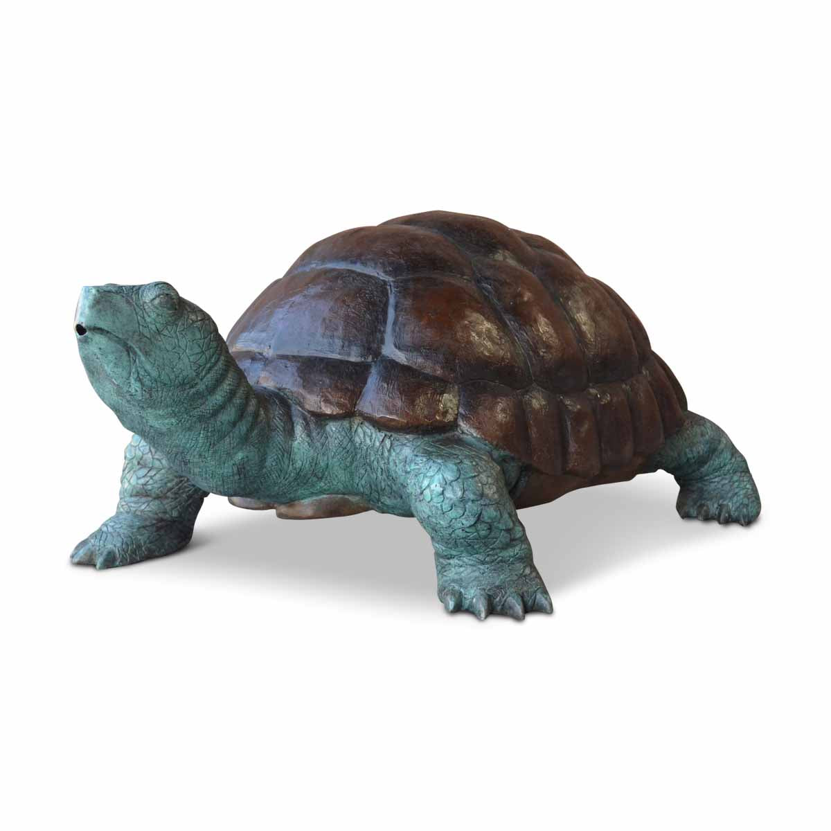 Bronze Fountain Garden Turtle Sculpture-1. Asian & Chinese Furniture, Art, Antiques, Vintage Home Décor for sale at FEA Home